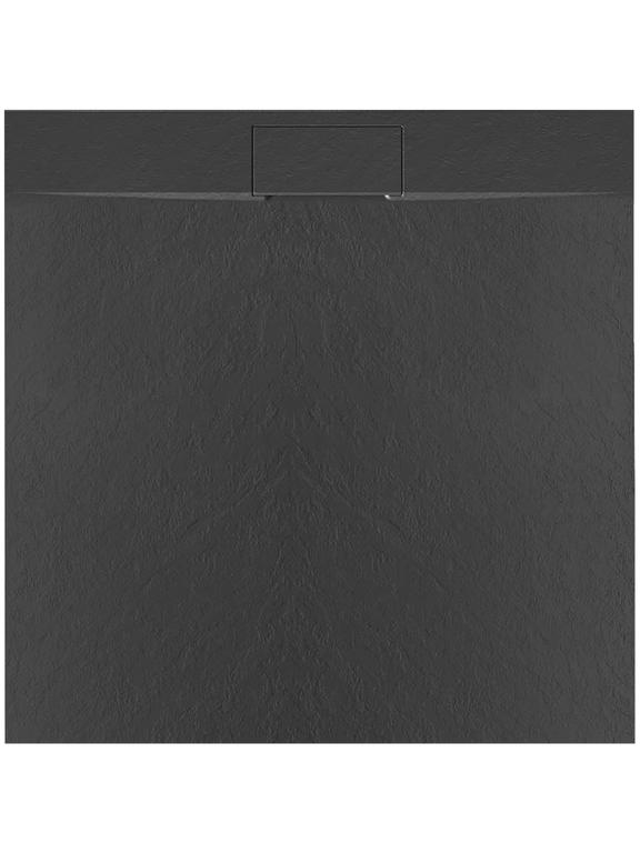 Base de duche Bazalt preta 90x90