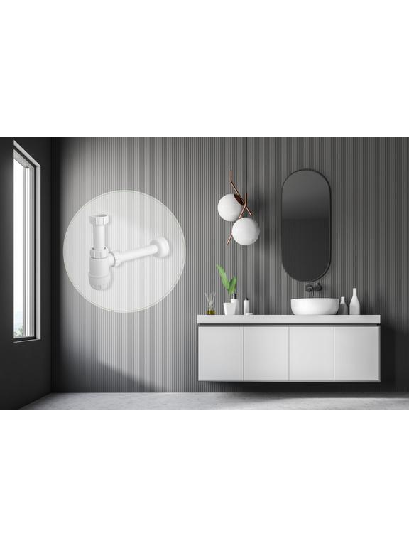 Siphon de lavabo HC2 White