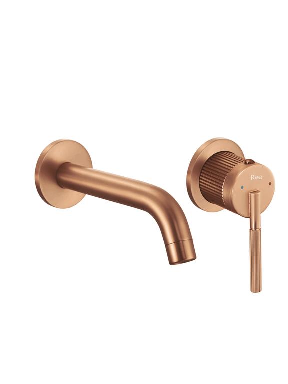 Wall Mounted faucet Rea Argon Brush Copper + BOX