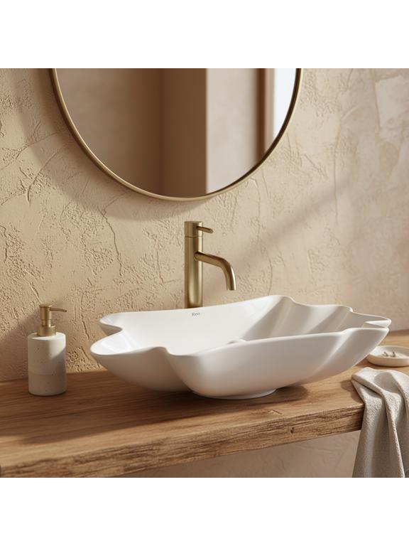 Umywalka nablatowa REA Infinity + Korek