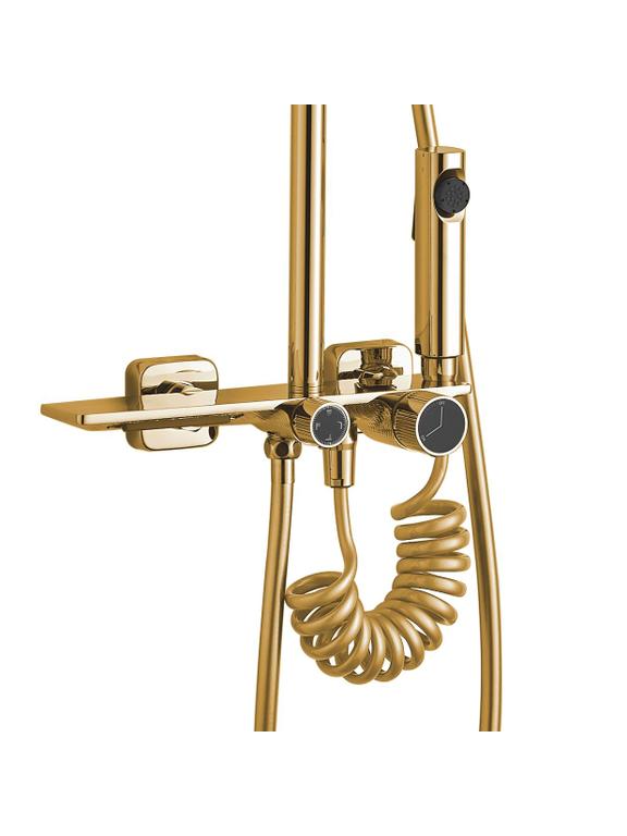 Комплект за душ REA HELIX Gold