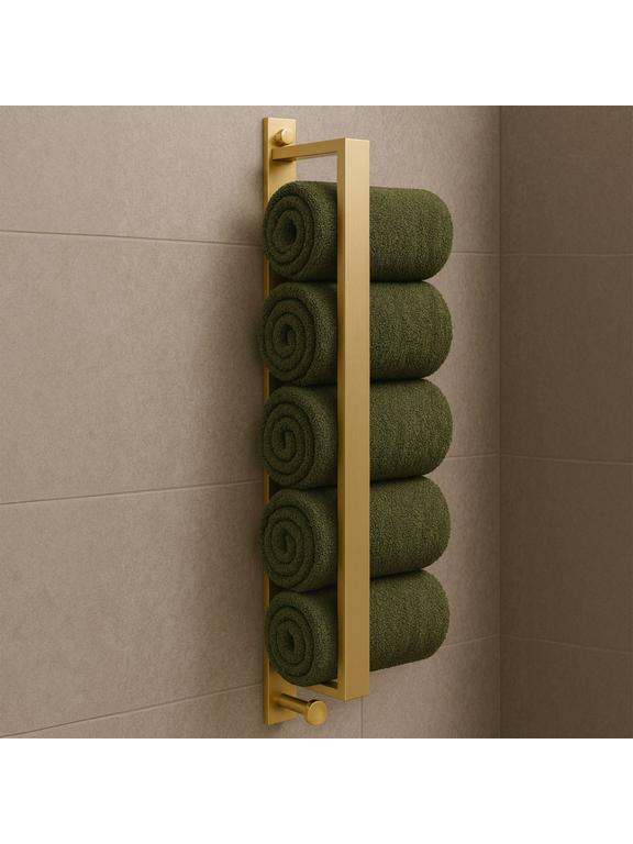 Badkamerhanger Brush Gold