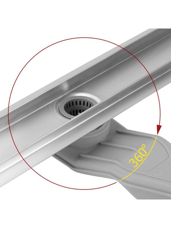 Лінійний злив REA Neox Superflow BRUSH NICKEL 70