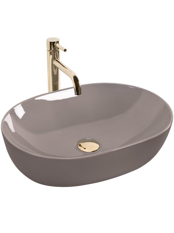 Vasque à poser Rea Lisa Beige Shiny