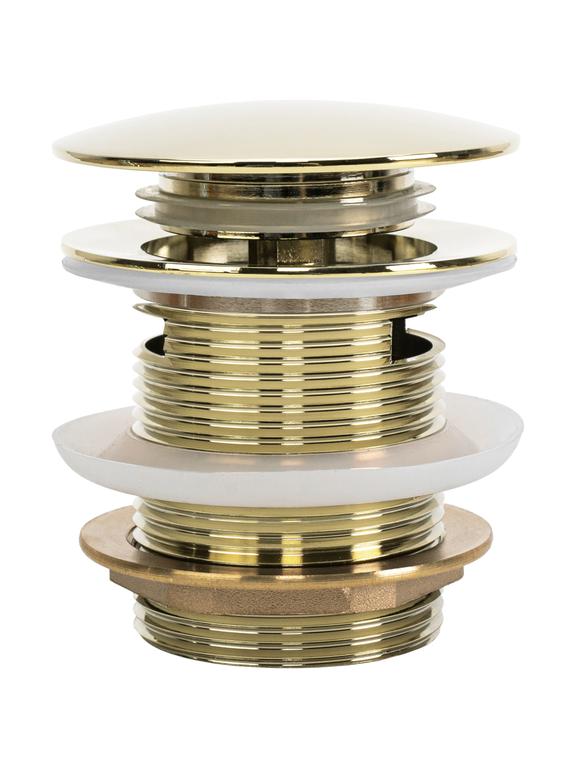 Vannas aizbāznis bez pārplūdes Klik-Klak Rea Gold 6cm