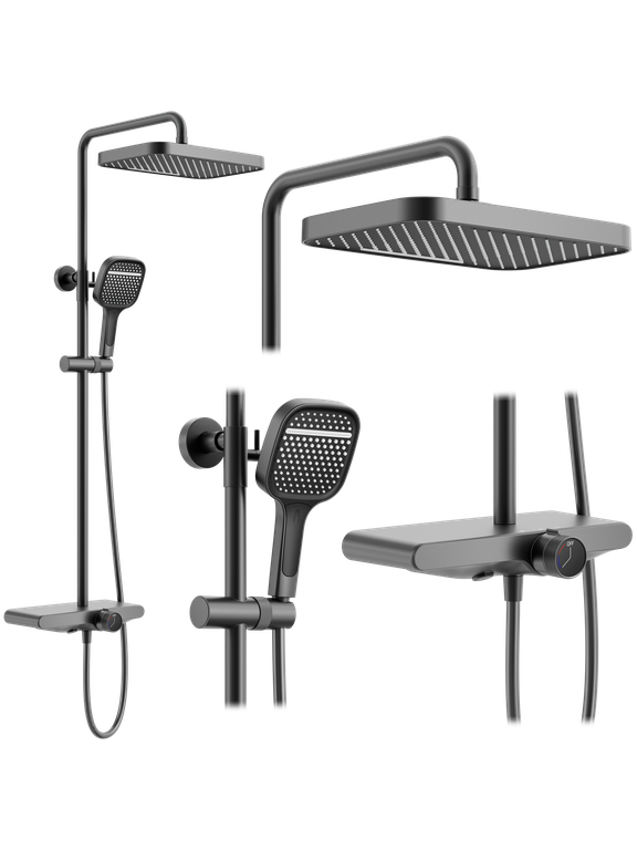 REA Bari Titanium dušas komplekts