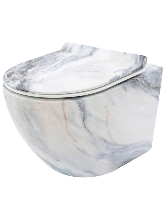 WC csésze Rea Carlos Slim Granit Matt