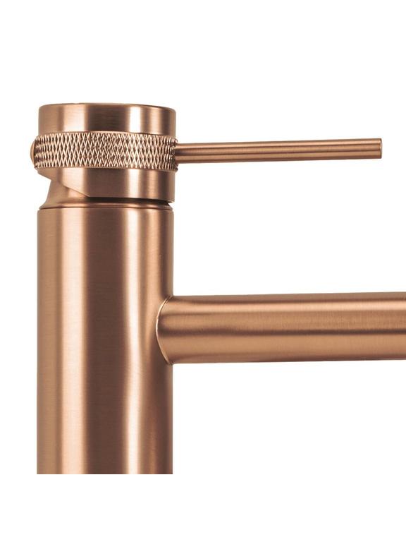 REA Lungo Grip valamu kraan Copper harjatud kõrge