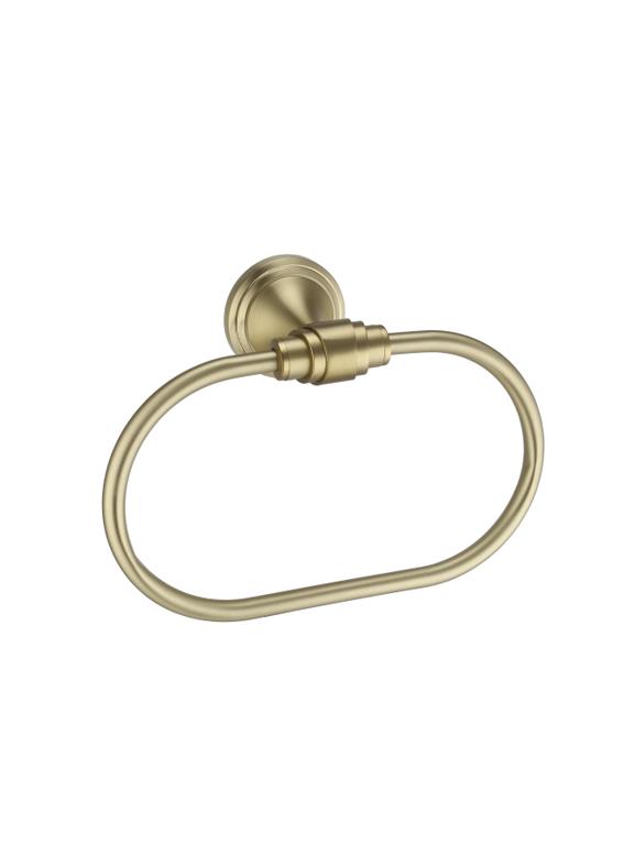 Kylpyhuoneen naulakko RING 16101 Aristo Brushed Gold