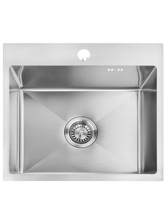 Évier en acier Leo 50 BRUSH NICKEL
