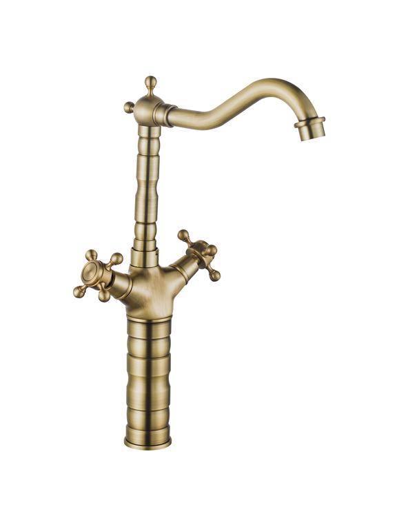 Змішувач кухонний  Rea Rustico antique gold