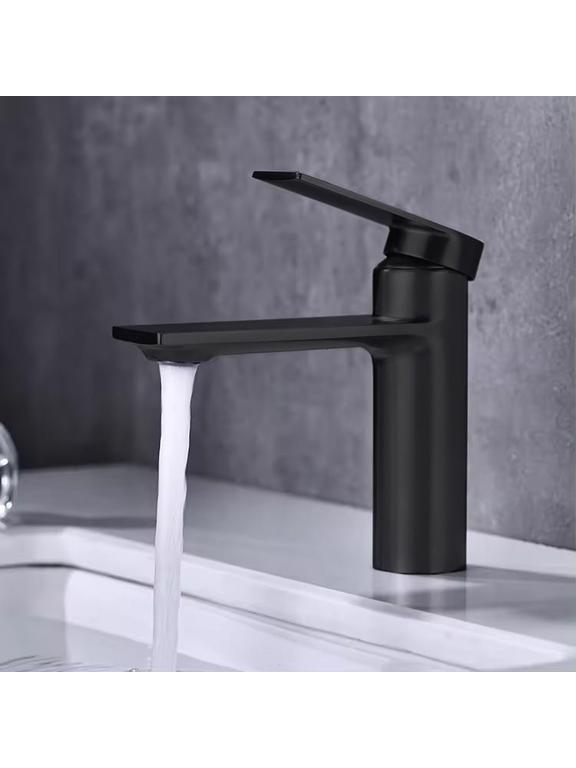 Смесител за мивка REA Storm Black Low