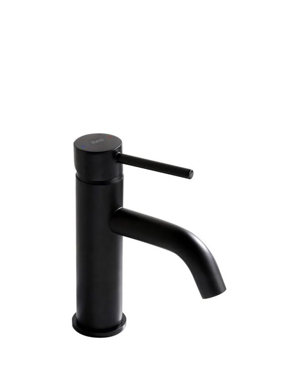 Bathroom faucet Rea Lungo BLACK Low