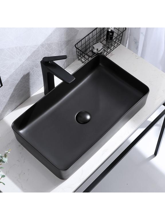 Opzetwastafel Denis Black Mat