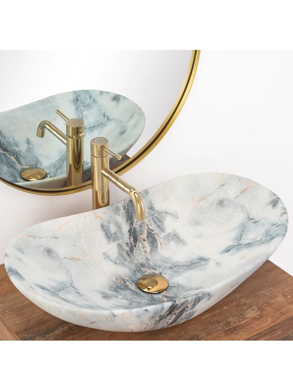 Lavabo da appoggio Rea Royal Granit Mat