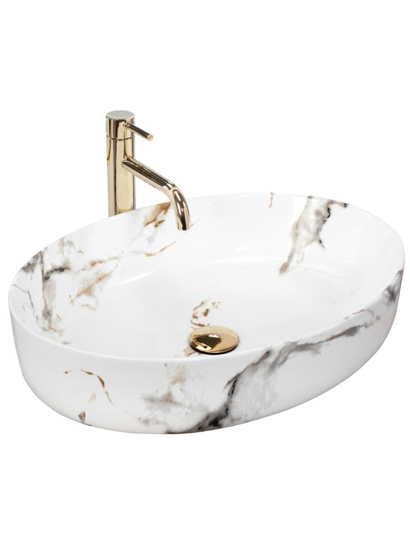 Umyvadlo na desku QUEEN CARRARA