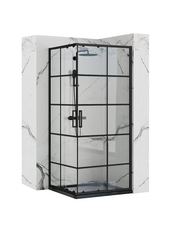 Rea Concept Black 80x80 dušikabiin