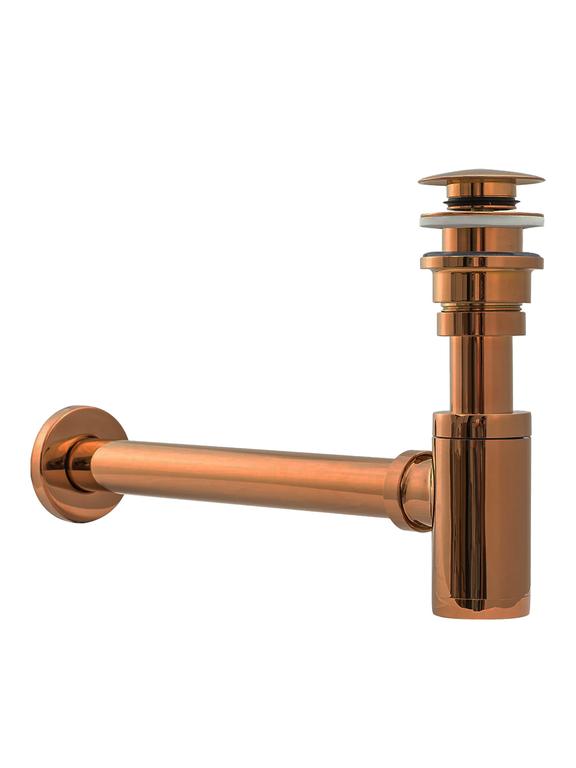 Siphon de lavabo Clic-Clac Universel Copper