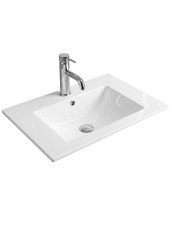 Umywalka wpuszczana Rea Dafne 75