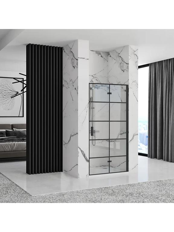 Porte de douche Rea Molier Black 90 + profilé