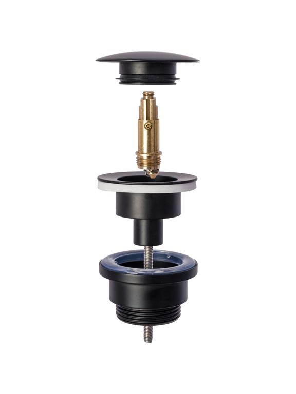 Bonde de lavabo universel clic-clac Rea Old Black