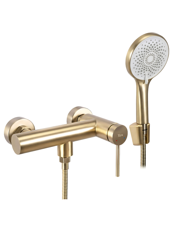 Tuš pipa REA FOSS Brush Gold