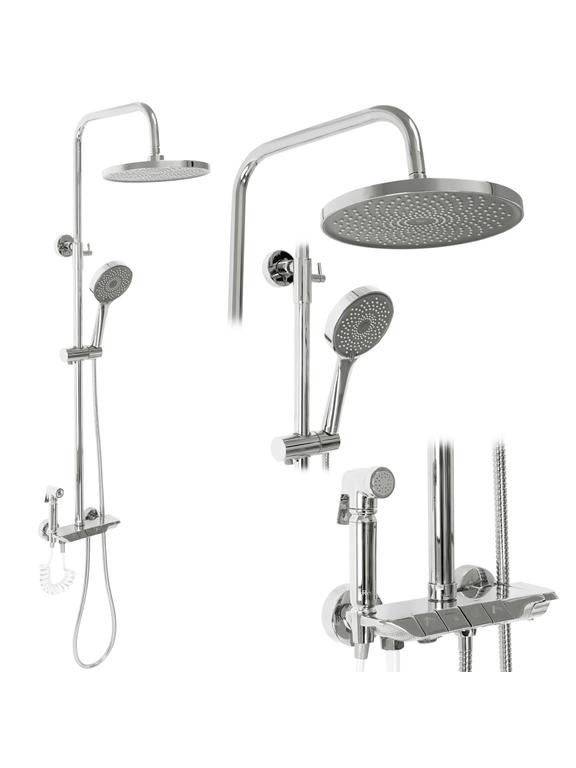 Sustav tuš garniture REA MAX chrom