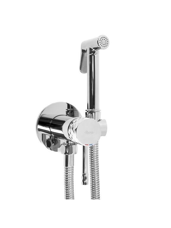 Bidet faucet  Lungo Loop Diamond Chrome