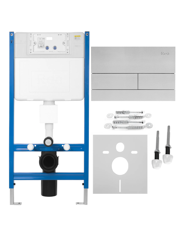 Varjatud WC riiul K011A-Q REA T Brush Steel