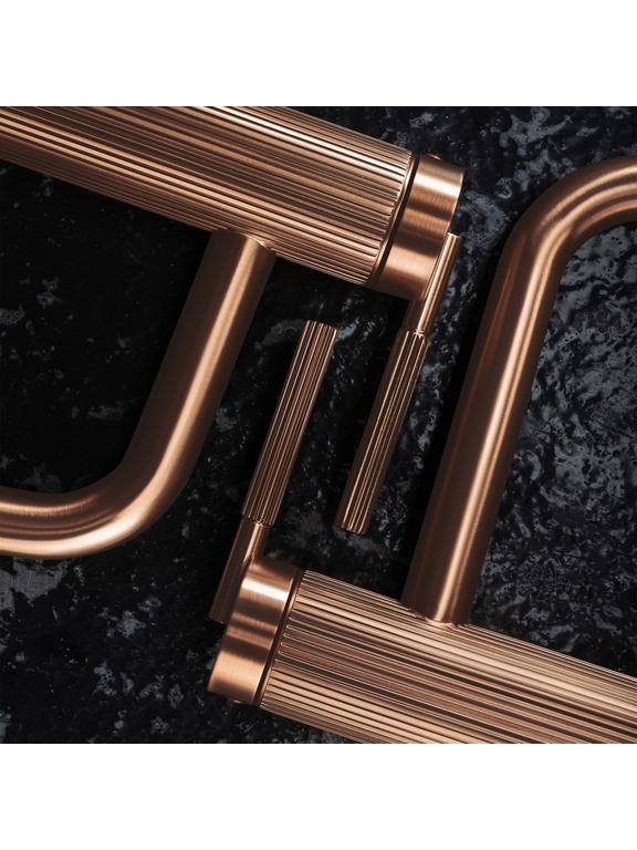 Bathroom faucet Rea Argon Brush Copper high