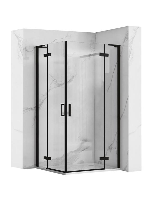 Душова кабіна REA Hugo Double Black 90x90