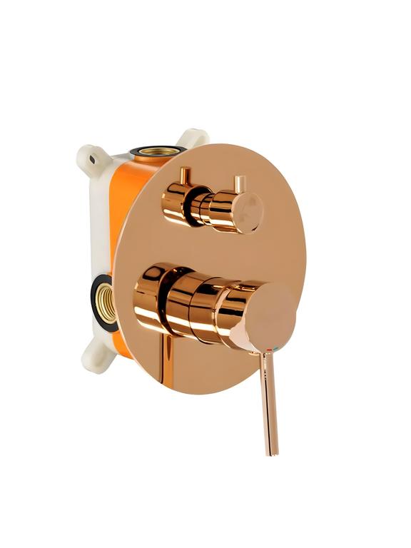 Podomítková vanová baterie REA LUNGO Copper + BOX