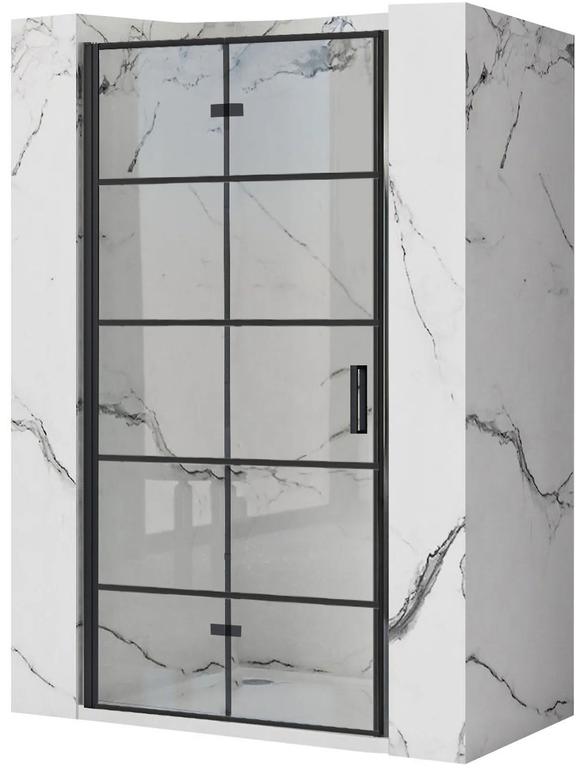 Porte de douche Rea Molier Black 80 + profilé