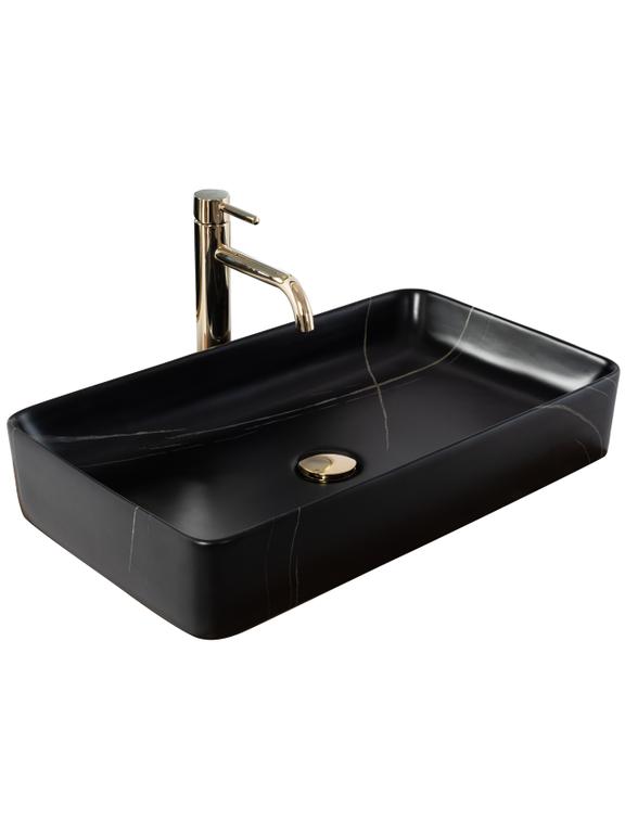 Lavoar pentru blat Denis Black Stone Matt