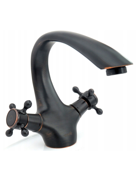 Bathroom faucet Rea Retro Old Black