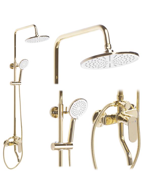 Tuš set REA SALTON GOLD