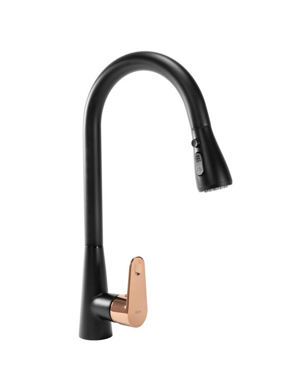 Virtuves maisītājs Rea Mild Black Rosé Gold