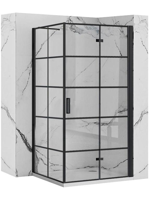 Cabina doccia Rea Molier Black 100x90