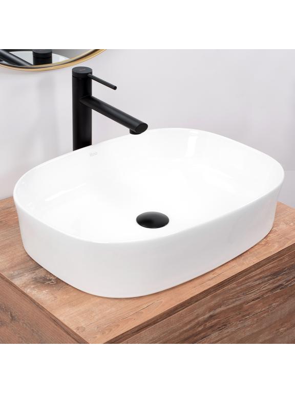 Lavoar ceramic pentru blat Rea Angie