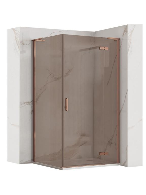 Душова кабіна REA Hugo Copper Brush 80x80