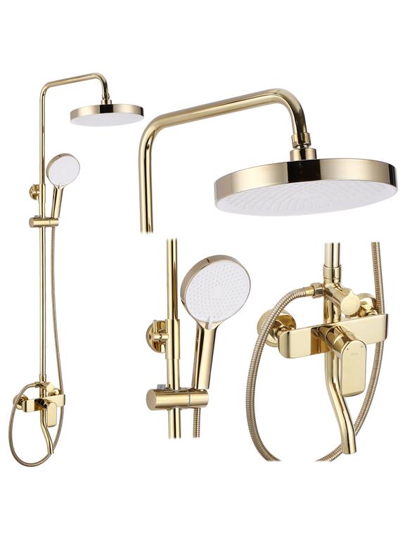 Tuš set REA BLOOM GOLD