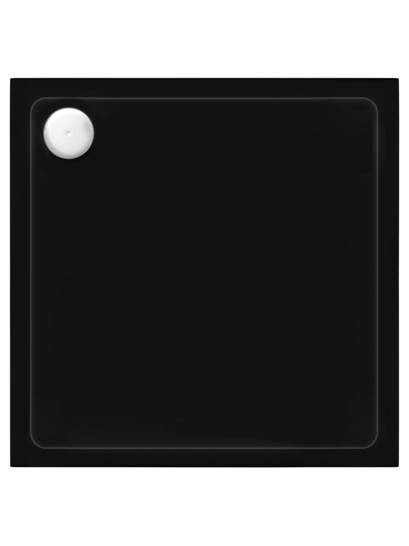 Receveur em acrílico preto Rea Savoy 80x80