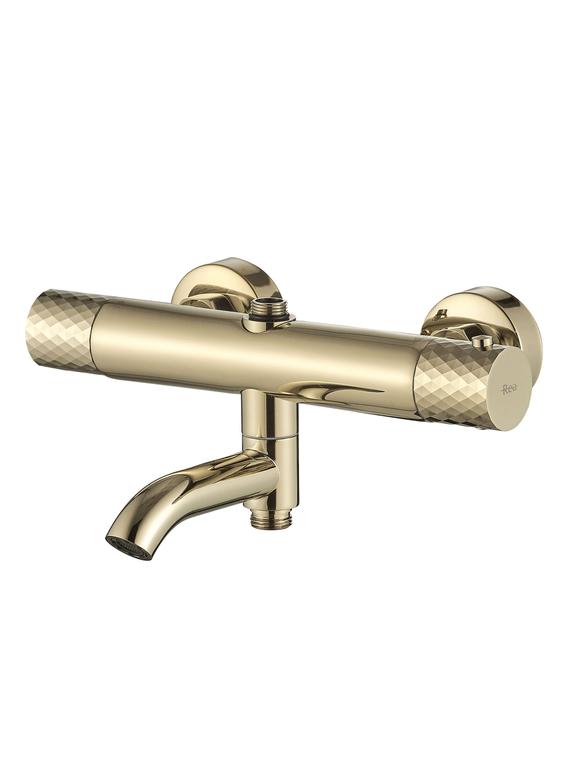 Rea Lungo Diamond Gold dušas komplekts ar termostatu