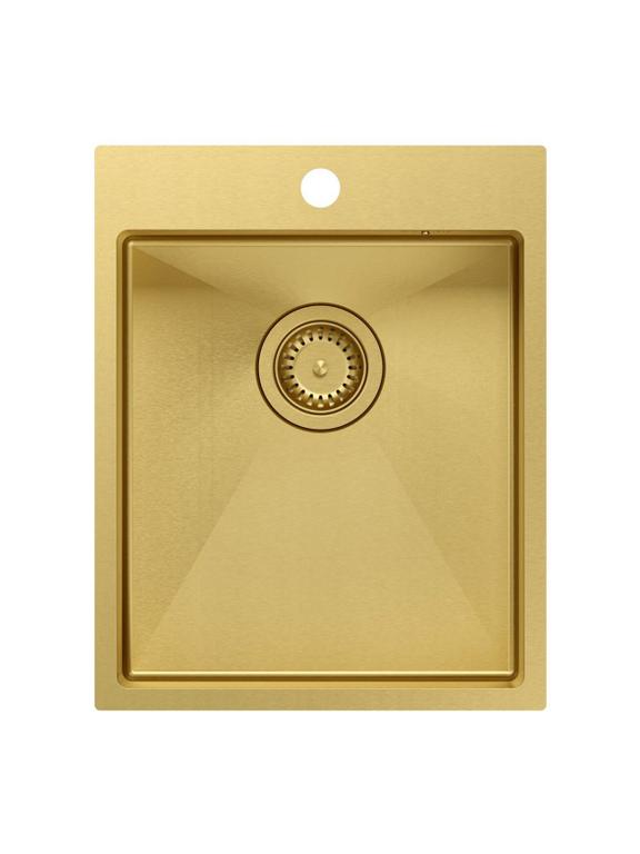 Pia em aço dourado RUSSEL 90