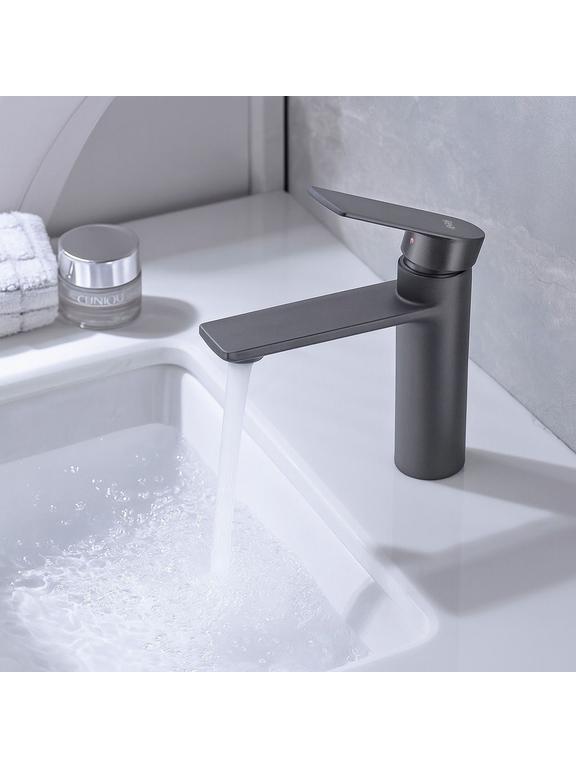 Смесител за мивка REA Storm Titanium Low