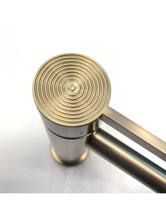 Bateria Umywalkowa Rea Foster Złoty Szczotkowany Niska