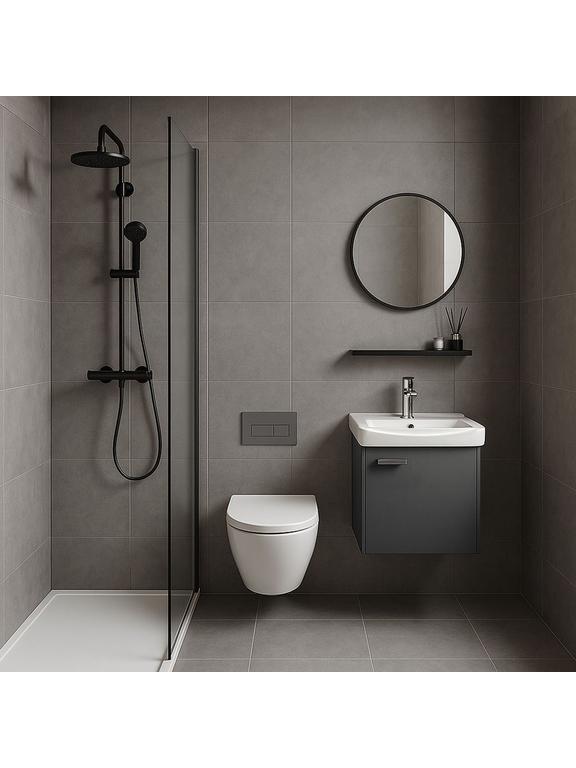 Súprava kúpeľňového nábytku s umývadlom Molly 40cm Grey