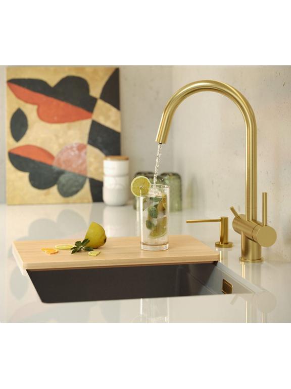 Virtuves maisītājs REA Caren BRUSH GOLD