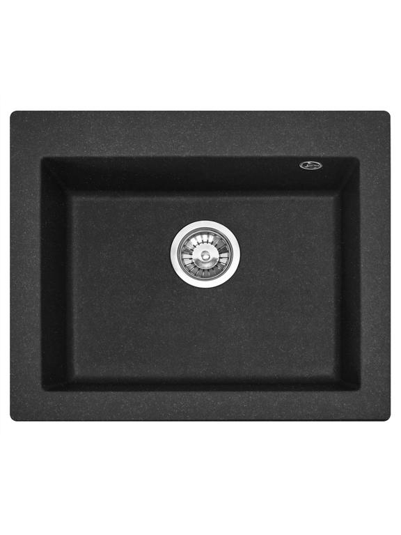 Évier granit  West XL black dots
