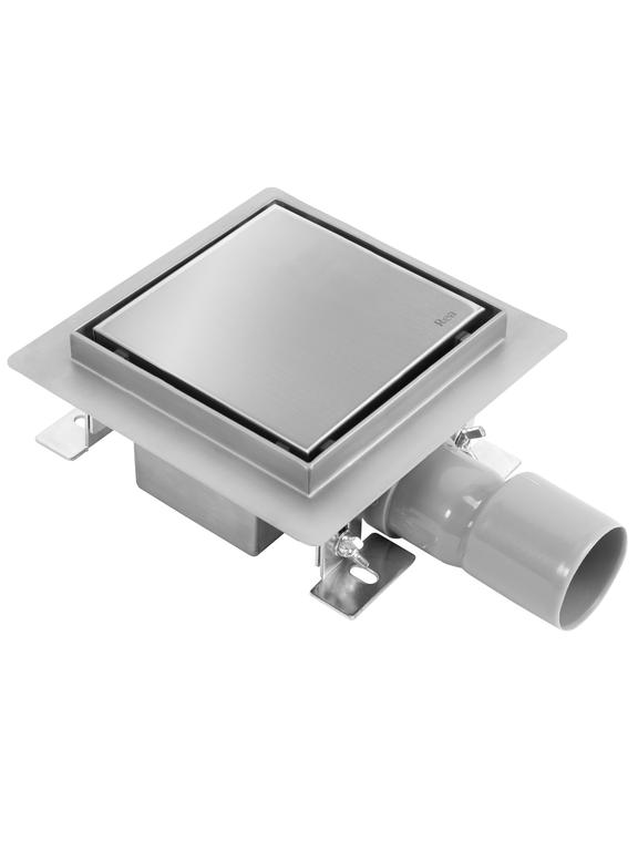 Linijski odtok REA NEO 150x150 Nickel Brush